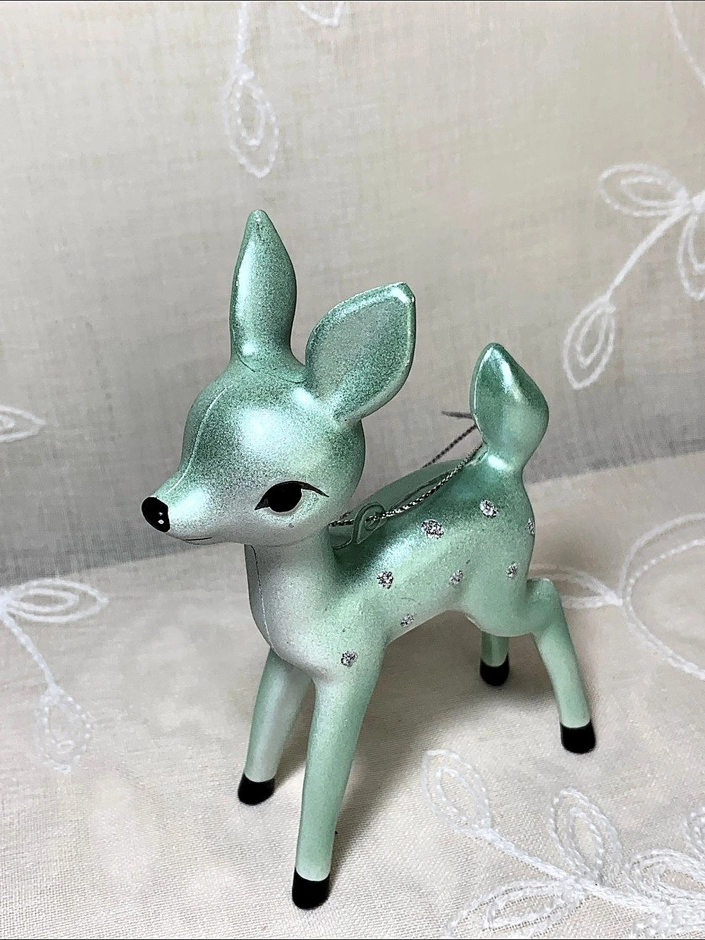Target Wondershop Mint Green Retro Fawn Ornament